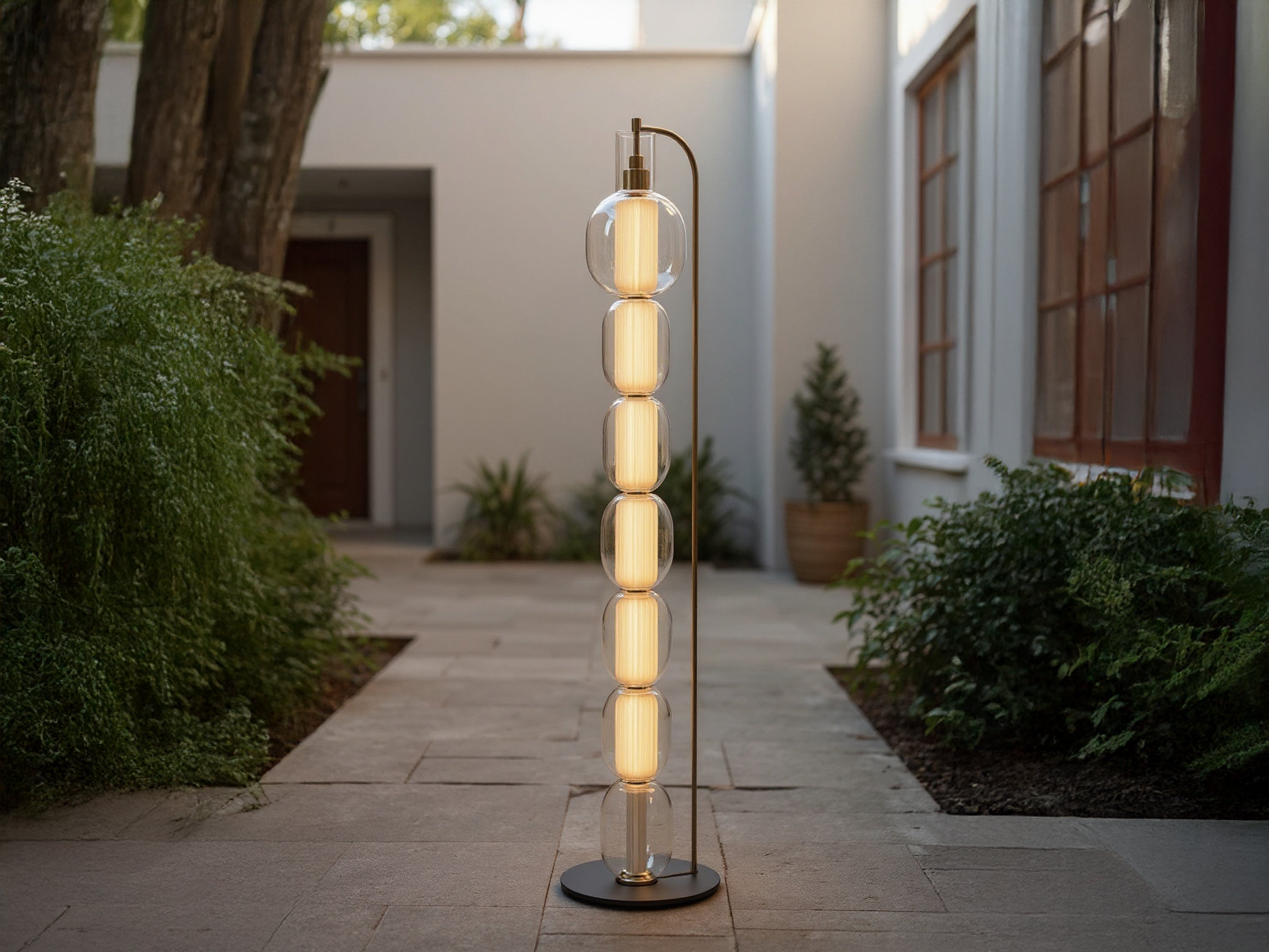 Customized Handmade Glass Floor Lamp